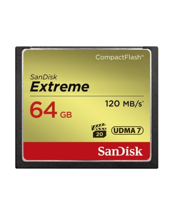 SANDISK COMPACT FLASH EXTREME 64GB 120 MB/s nr 2