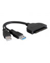 Delock adapter/konwerter SATA 6 Gb/s 22 pin > USB 3.0-AM + USB 2.0-AM - nr 12