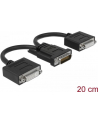 Delock adapter DMS-59 (M) > 2 x DVI (F) 24+5, 20cm - nr 19