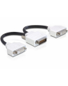 Delock adapter DMS-59 (M) > 2 x DVI (F) 24+5, 20cm - nr 4