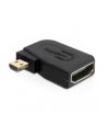Delock Adapter HDMI-D micro (M) > HDMI (F) kątowy - nr 3