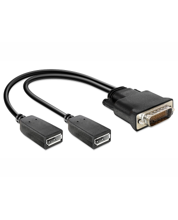 Delock adapter DMS-59 (M) > 2 x DisplayPort (F) 25cm