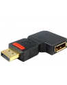 Delock adapter Displayport 1.1 (M) > Displayport (F) kątowy - nr 1