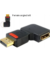 Delock adapter Displayport 1.1 (M) > Displayport (F) kątowy - nr 5