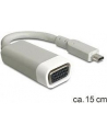 Delock Adapter HDMI-micro D (M) > VGA (F) - nr 6