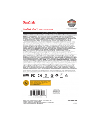 SANDISK FLASH CRUZER USB 3.0 128GB