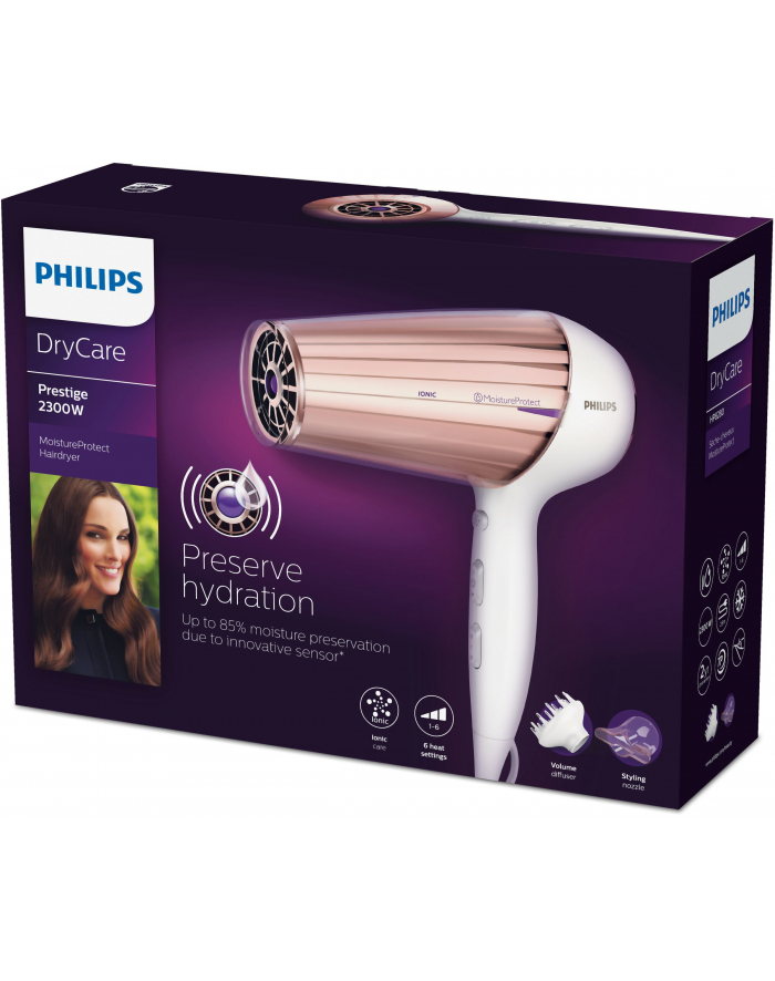 Suszarka Philips HP8280/00 (2300W/Biało-złoty) główny