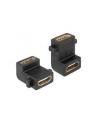 Delock Adapter HDMI-A (F) -> HDMI-A (F) kątowy 90° - nr 7