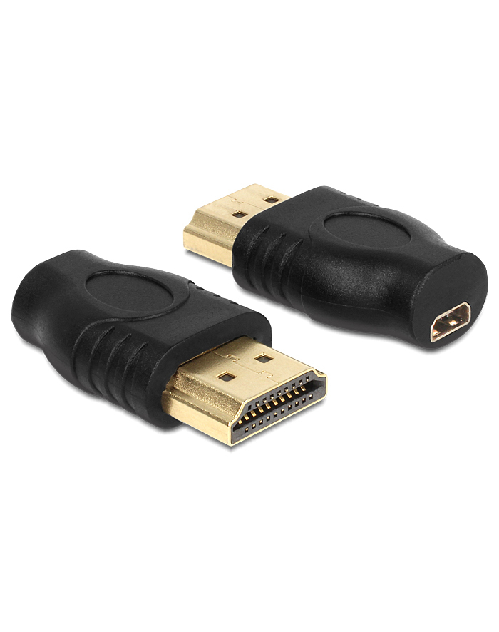 Delock Adapter HDMI-D micro (F) -> HDMI-A (M) główny