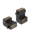 Delock Adapter HDMI-A (F) -> HDMI-A (F) kątowy 90° - nr 12