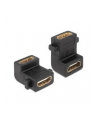 Delock Adapter HDMI-A (F) -> HDMI-A (F) kątowy 90° - nr 4