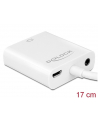 Delock Adapter HDMI Micro-D męski > VGA żeński z funkcją audio, biały - nr 5