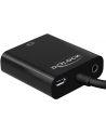 Delock Adapter HDMI Micro-D męski > VGA żeński z funkcją audio, czarny - nr 13