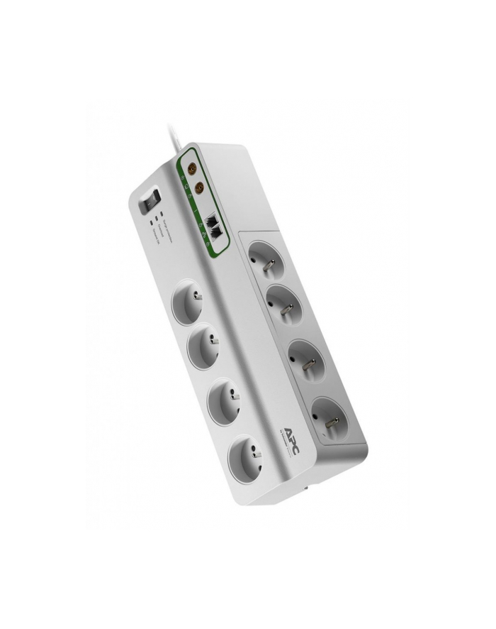APC by Schneider Electric APC Performance SurgeArrest listwa zasilająco-filtrująca, 8 gniazd, tel./net/TV główny