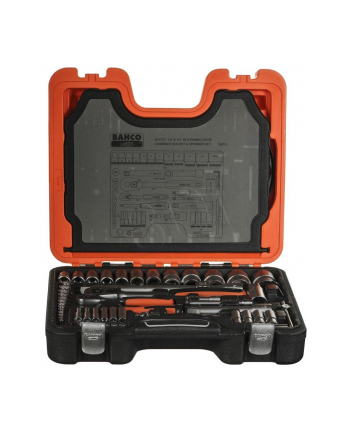 Zestaw narzędzi 1/2 i 1/4  BAHCO S910 nr 2