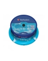 CD-R VERBATIM AZO 700MB 52X CRYSTAL SPINDLE 25SZT - nr 10