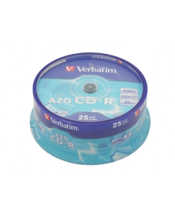 CD-R VERBATIM AZO 700MB 52X CRYSTAL SPINDLE 25SZT nr 2