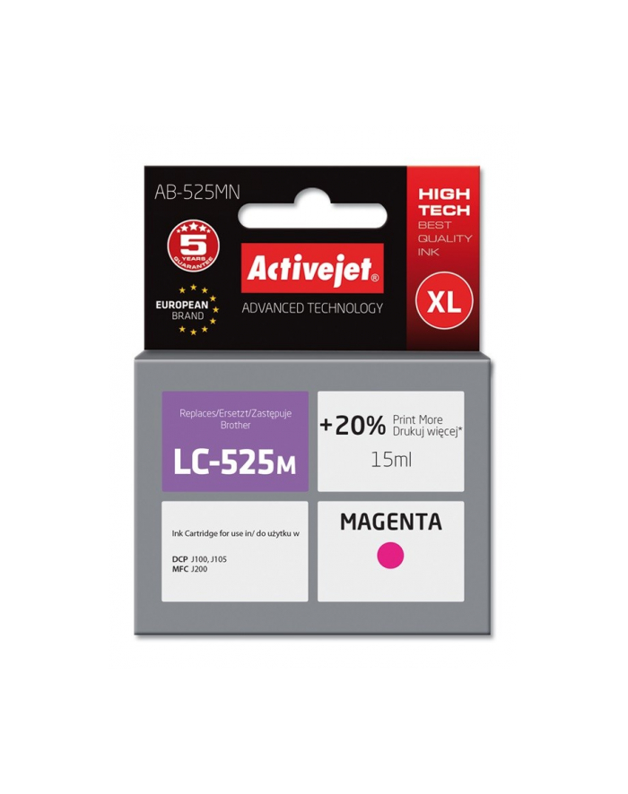 ActiveJet ACJ tusz Brother LC525M new AB-525MN (AB-525M) główny