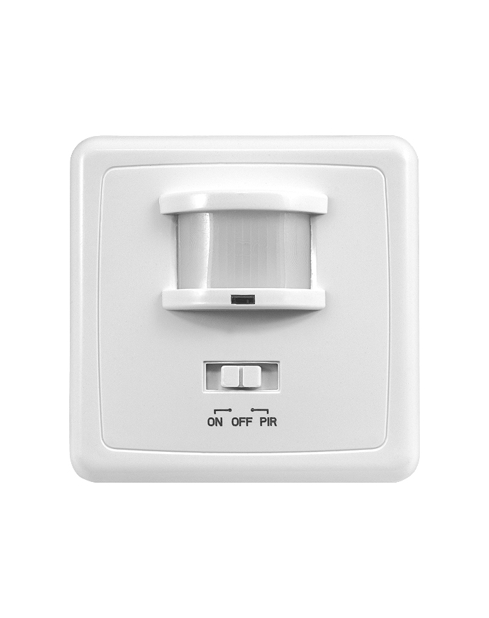 CZUJNIK RUCHU PIR ''EL HOME'' MD-07B7 ŚCIENNY 160 Z WYŁĄCZNIKIEM główny