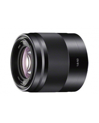 Sony SEL-50F18B E50mm F1.8 portrait lens Black/Optical SteadyShot image stabilisation within lens. nr 1