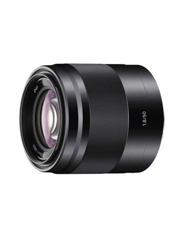 Sony SEL-50F18B E50mm F1.8 portrait lens Black/Optical SteadyShot image stabilisation within lens. główny