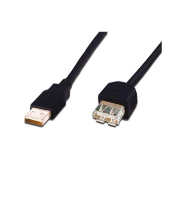 Przedłużacz USB 2.0 3m czarny ASSMANN
