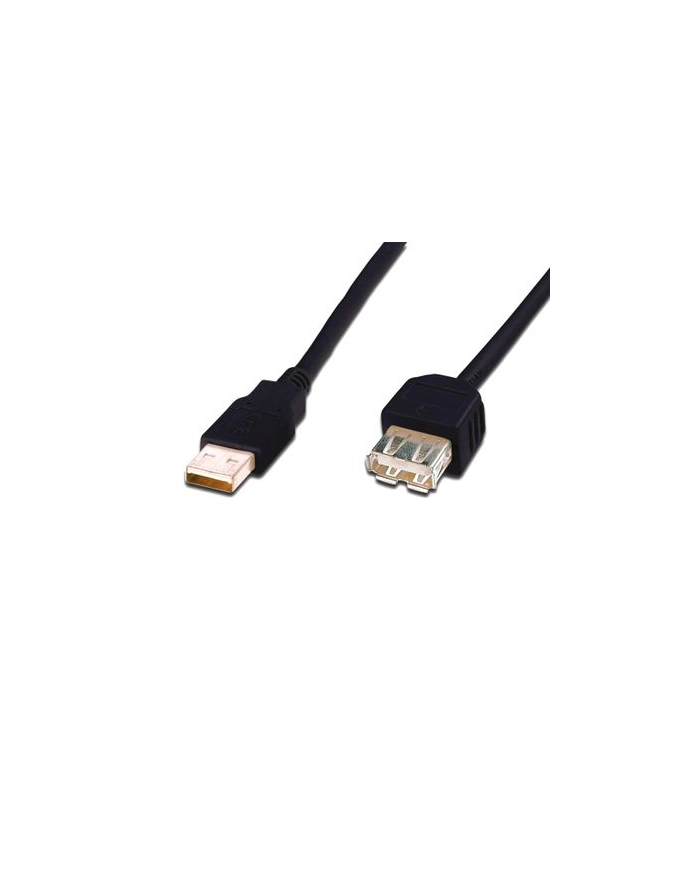 Przedłużacz USB 2.0 3m czarny ASSMANN główny