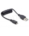 KABEL USB AM-MICRO 2.0 SPIRALA 20-60CM GEMBIRD - nr 4