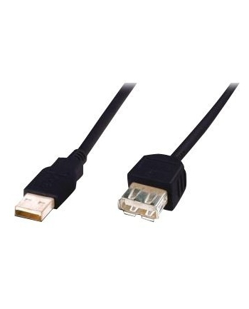 Przedłużacz USB 2.0 3m czarny ASSMANN