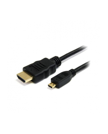 Kabel HDMI - micro HDMI CL-39 SAVIO 1m czarny, złote k. v1.4