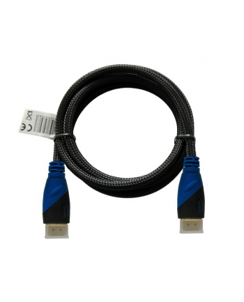 Kabel HDMI SAVIO CL-48 2m, oplot nylonowy, złote końcówki