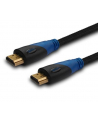Kabel HDMI SAVIO CL-48 2m, oplot nylonowy, złote końcówki - nr 11