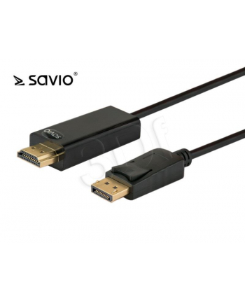 Kabel DisplayPort M - HDMI AM 1,5m SAVIO CL-56