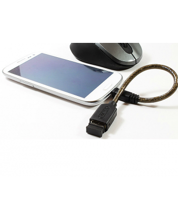 Kabel Unitek OTG USB 2.0. AF do microUSB BM, Y-C438