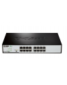 D-LINK DGS-1016D, 16-port UTP 10/100/1000Mbps Auto-sensing, Stand-alone, Unmanaged, 11-inch desktop & rack-mount, 1U, D-link Green technology, EEE+ mode DIP switch, + Rackmount Brackets, Metal case with internal power supply - nr 11