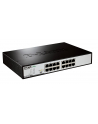 D-LINK DGS-1016D, 16-port UTP 10/100/1000Mbps Auto-sensing, Stand-alone, Unmanaged, 11-inch desktop & rack-mount, 1U, D-link Green technology, EEE+ mode DIP switch, + Rackmount Brackets, Metal case with internal power supply - nr 12