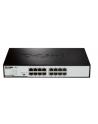 D-LINK DGS-1016D, 16-port UTP 10/100/1000Mbps Auto-sensing, Stand-alone, Unmanaged, 11-inch desktop & rack-mount, 1U, D-link Green technology, EEE+ mode DIP switch, + Rackmount Brackets, Metal case with internal power supply - nr 56