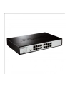 D-LINK DGS-1016D, 16-port UTP 10/100/1000Mbps Auto-sensing, Stand-alone, Unmanaged, 11-inch desktop & rack-mount, 1U, D-link Green technology, EEE+ mode DIP switch, + Rackmount Brackets, Metal case with internal power supply - nr 13
