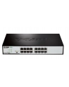 D-LINK DGS-1016D, 16-port UTP 10/100/1000Mbps Auto-sensing, Stand-alone, Unmanaged, 11-inch desktop & rack-mount, 1U, D-link Green technology, EEE+ mode DIP switch, + Rackmount Brackets, Metal case with internal power supply - nr 22