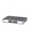 D-LINK DGS-1016D, 16-port UTP 10/100/1000Mbps Auto-sensing, Stand-alone, Unmanaged, 11-inch desktop & rack-mount, 1U, D-link Green technology, EEE+ mode DIP switch, + Rackmount Brackets, Metal case with internal power supply - nr 27