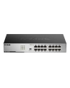 D-LINK DGS-1016D, 16-port UTP 10/100/1000Mbps Auto-sensing, Stand-alone, Unmanaged, 11-inch desktop & rack-mount, 1U, D-link Green technology, EEE+ mode DIP switch, + Rackmount Brackets, Metal case with internal power supply - nr 32