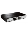 D-LINK DGS-1016D, 16-port UTP 10/100/1000Mbps Auto-sensing, Stand-alone, Unmanaged, 11-inch desktop & rack-mount, 1U, D-link Green technology, EEE+ mode DIP switch, + Rackmount Brackets, Metal case with internal power supply - nr 36