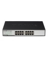 D-LINK DGS-1016D, 16-port UTP 10/100/1000Mbps Auto-sensing, Stand-alone, Unmanaged, 11-inch desktop & rack-mount, 1U, D-link Green technology, EEE+ mode DIP switch, + Rackmount Brackets, Metal case with internal power supply - nr 42