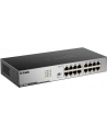 D-LINK DGS-1016D, 16-port UTP 10/100/1000Mbps Auto-sensing, Stand-alone, Unmanaged, 11-inch desktop & rack-mount, 1U, D-link Green technology, EEE+ mode DIP switch, + Rackmount Brackets, Metal case with internal power supply - nr 57