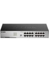 D-LINK DGS-1016D, 16-port UTP 10/100/1000Mbps Auto-sensing, Stand-alone, Unmanaged, 11-inch desktop & rack-mount, 1U, D-link Green technology, EEE+ mode DIP switch, + Rackmount Brackets, Metal case with internal power supply - nr 66