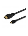 Kabel HDMI - micro HDMI CL-39 SAVIO 1m czarny, złote k. v1.4 - nr 9