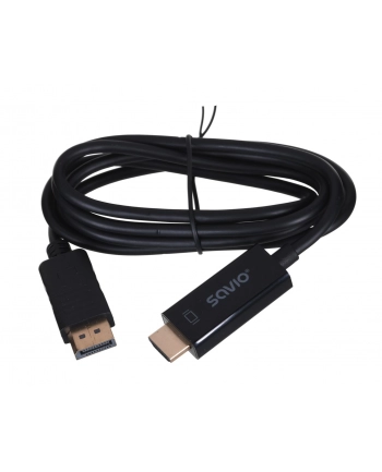 Kabel DisplayPort M - HDMI AM 1,5m SAVIO CL-56 nr 1