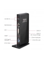 Club3D SenseVision Dual Display Docking Station 3xUSB3.0/4xUSB2.0/DVI/HDMI/LAN/2xJack - nr 72