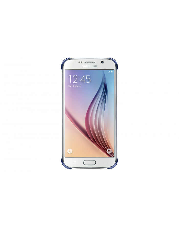 SAMSUNG CLEAR COVER DO S6 CZARNY główny