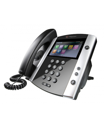 VVX 600 16-line Business Media Phone with built-in Bluetooth and HD Voice. Compatible Partner platforms: 20. POE. Ships without power supply.